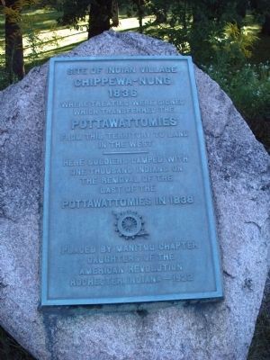 Site of Indian Village Chippewa-Nung Marker image. Click for full size.