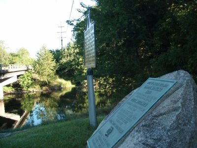 Looking North - - Site of Indian Village Chippewa-Nung Marker image. Click for full size.