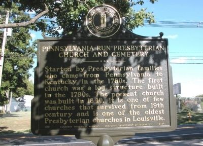 Pennsylvania Run Presbyterian Church and Cemetery Marker image. Click for full size.