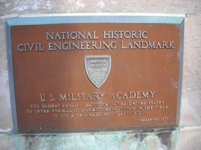 National Historic Civil Engineering Landmark Marker. Click for full size. National Historic Civil Engineering Landmark Marker image. Click for full size.