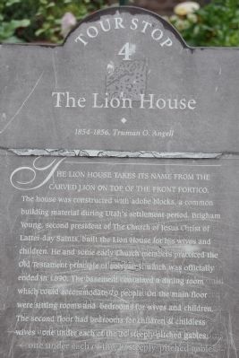 The Lion House Marker image. Click for full size.