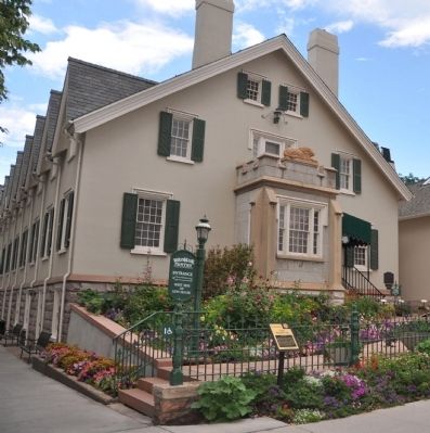 The Lion House and Utah State Historical Society Marker. Click for full size. The Lion House and Utah State Historical Society Marker image. Click for full size.