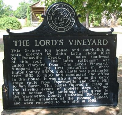 The Lord's Vineyard Marker image. Click for full size.