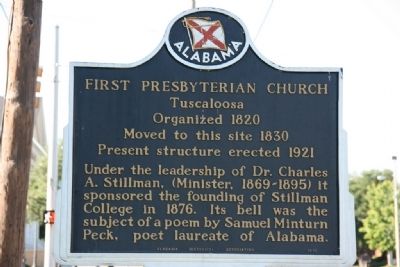 First Presbyterian Church Marker image. Click for full size.