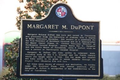 Margaret M. DuPont Marker image. Click for full size.