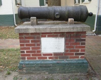 Cannon Made in Mount Holly Marker and cannon image. Click for full size.