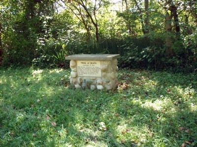 Looking South/East - - Trail of Death Marker. Click for full size. Looking South/East - - Trail of Death Marker image. Click for full size.