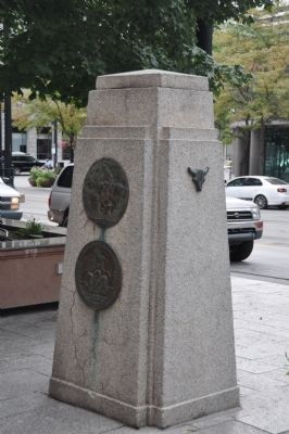 The Pony Express Station Monument and Plaques image. Click for full size.