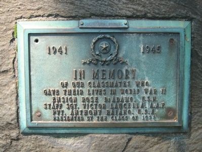 In Memory of Our Classmates Marker. Click for full size. In Memory of Our Classmates Marker image. Click for full size.