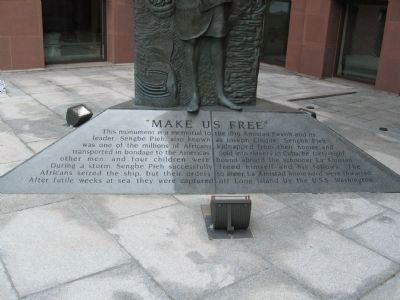 Amistad Memorial. Click for full size. Amistad Memorial image. Click for full size.