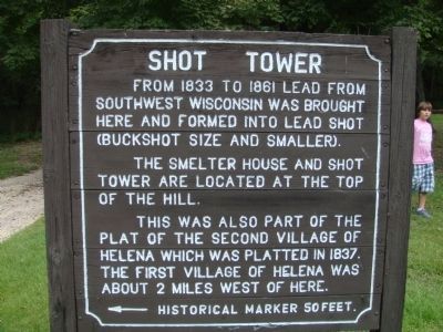 Shot Tower Sign image. Click for full size.