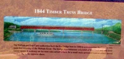 1844 Timber Truss Bridge. Click for full size. 1844 Timber Truss Bridge image. Click for full size.