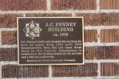 J. C. Penny Building Marker image. Click for full size.