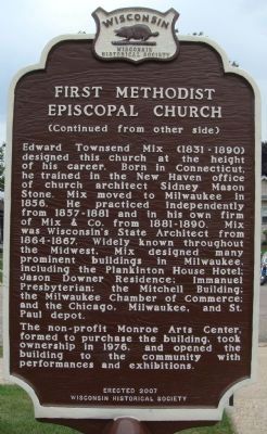 First Methodist Episcopal Church Marker. Click for full size. First Methodist Episcopal Church Marker image. Click for full size.