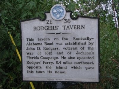 Rodgers' Tavern Marker. Click for full size. Rodgers' Tavern Marker image. Click for full size.