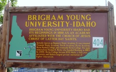 Brigham Young University - Idaho Marker image. Click for full size.