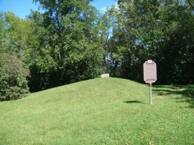 Princess Burial Mound Marker image. Click for full size.