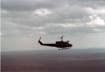 Alabama Army National Guard's UH-1 In Flight Over Alabama. image. Click for full size.
