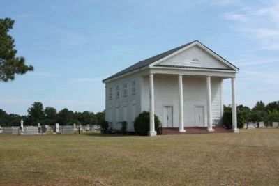 Lynchburg Presbyterian Church and Cemetery , west side view image. Click for full size.