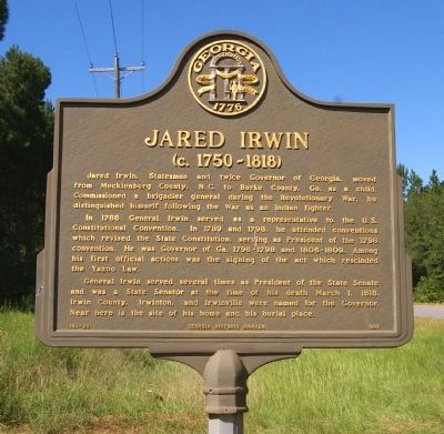 Jared Irwin Marker. Click for full size. Jared Irwin Marker image. Click for full size.