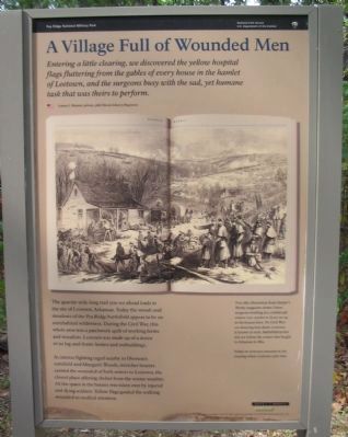 A Village Full of Wounded Men Marker image. Click for full size.