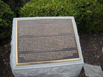 The Korean War Marker. Click for full size. The Korean War Marker image. Click for full size.