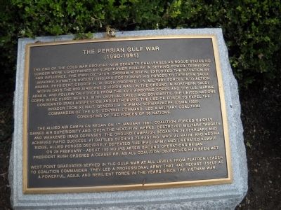 The Persian Gulf War Marker. Click for full size. The Persian Gulf War Marker image. Click for full size.