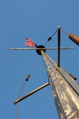 U.S.S. Tuscaloosa's Mast. Click for full size. U.S.S. Tuscaloosa's Mast image. Click for full size.