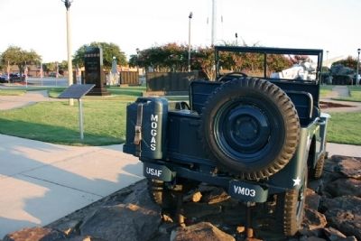 Willys Jeep & Marker. Click for full size. Willys Jeep & Marker image. Click for full size.
