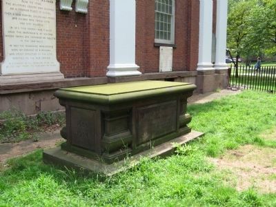 Theophilus Eaton Monument and Marker image. Click for full size.