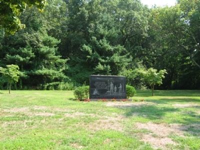 A Quinnipiac Indian Marker. Click for full size. A Quinnipiac Indian Marker image. Click for full size.