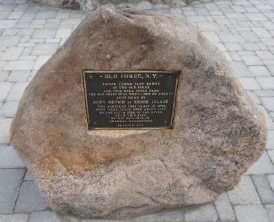 Old Forge, N.Y. Marker. Click for full size. Old Forge, N.Y. Marker image. Click for full size.