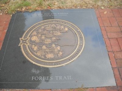 Forbes Trail Marker image. Click for full size.