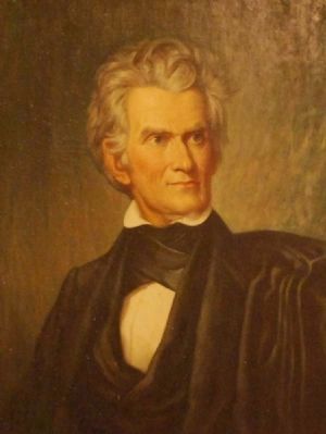 John C. Calhoun Painting<br>Located Inside the Courthouse. Click for full size. John C. Calhoun Painting<br>Located Inside the Courthouse image. Click for full size.