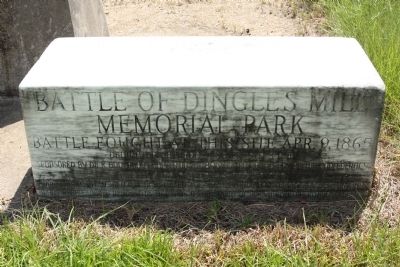 Battle of Dingles Mill Marker image. Click for full size.