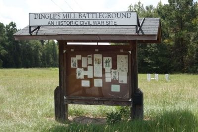 Battle of Dingles Mill Marker image. Click for full size.