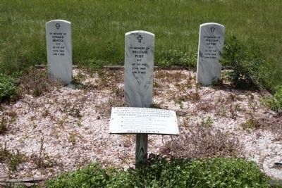 Battle of Dingles Mill Union Soldiers Killed and buried Tribute image. Click for full size.