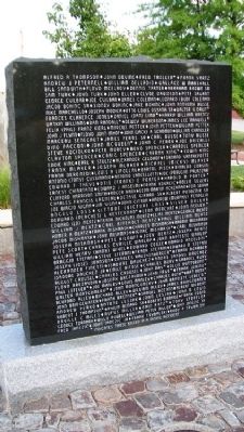 Miners' Memorial Honor Roll image. Click for full size.