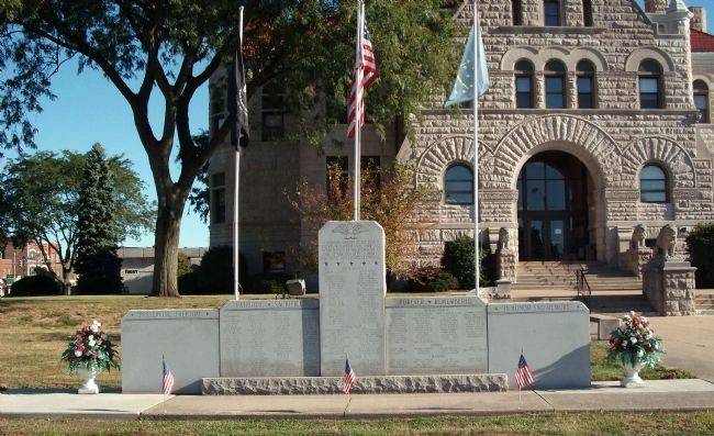 Full View - - Honor Roll - Fulton County Indiana Marker. Click for full size. Full View - - Honor Roll - Fulton County Indiana Marker image. Click for full size.