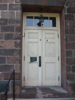 Side Door of the Old Stone Meeting House image. Click for full size.