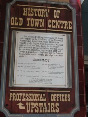 History of Old Town Center Marker image. Click for full size.