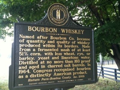 Bourbon Whiskey Marker image. Click for full size.