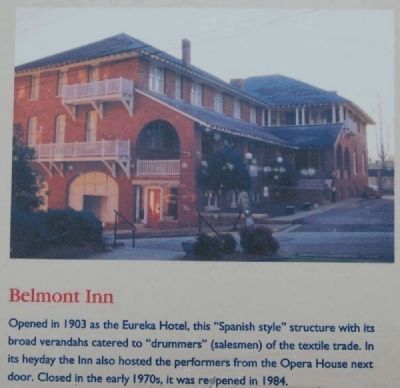 Abbeville Square Marker -<br>Belmont Inn image. Click for full size.