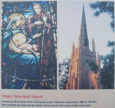 Abbeville Square Marker -<br>Trinity Episcopal Church image. Click for full size.