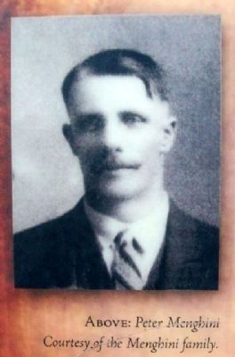 Peter Menghini Photo on Marker. Click for full size. Peter Menghini Photo on Marker image. Click for full size.