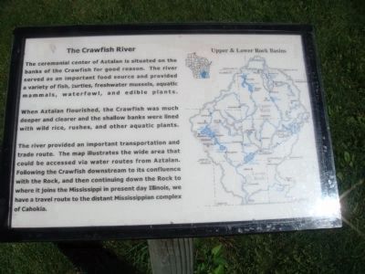 The Crawfish River Marker image. Click for full size.