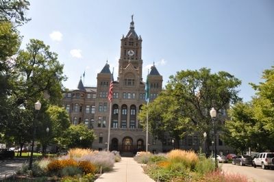 Salt Lake City and County Building East Face image. Click for full size.