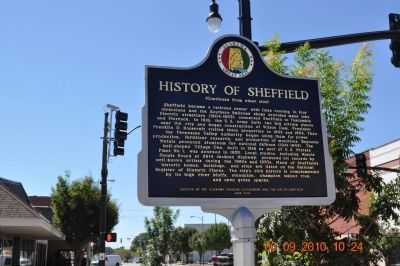 History of Sheffield Marker (side 2) image. Click for full size.
