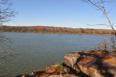 Bluffs of Sheffield overlooking the Tennessee River. Click for full size. Bluffs of Sheffield overlooking the Tennessee River image. Click for full size.