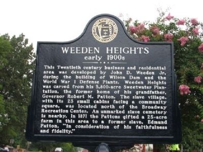 Weeden Heights Marker image. Click for full size.